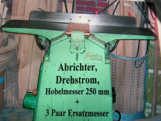 Abrichter Drehstrom - Geraete Maschinen - Ahlen