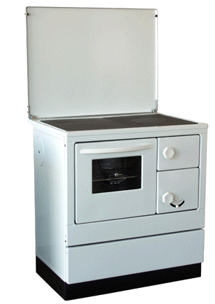 KÜCHENOFEN KÜCHENHERD WASSERFÜHREND 8 kW - Elektro Heizung Wasserinstallation - waldsassen