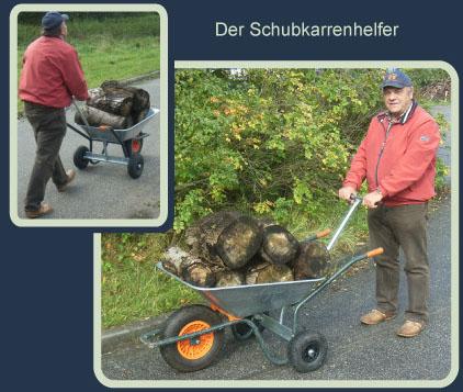 Schubkarrenhelfer - Stützräder für Schubkarren - Gartengeraet Gartenmoebel - Kiel