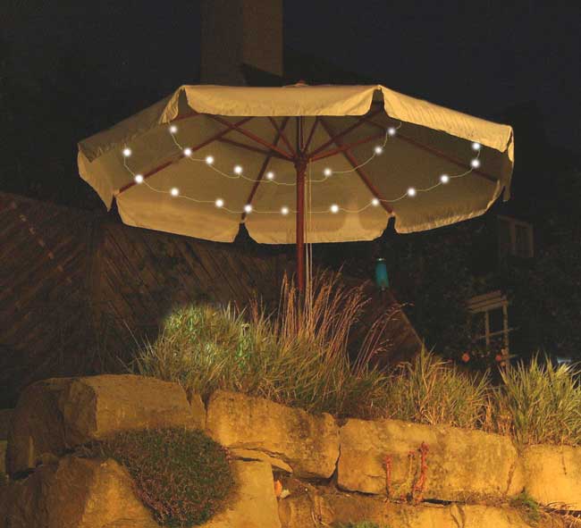 LED Solar-Lichterkette für Außen mit 48 LEDs - Solaranlagen - Korschenbroich