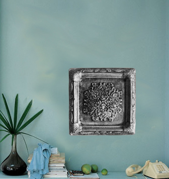 Zierstein im Antik Look - Fliesen Keramik Ziegel - Dresden