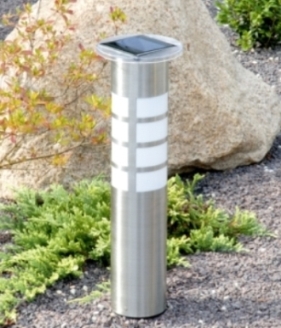 Solarleuchte ATLANTA mit hochwertigem Edelstahlgehäuse - Solaranlagen - Korschenbroich