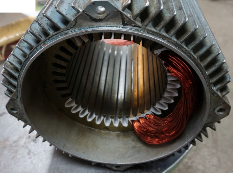 Elektromotor durchgebrannt neu wickeln - Geraete Maschinen - Nisterberg