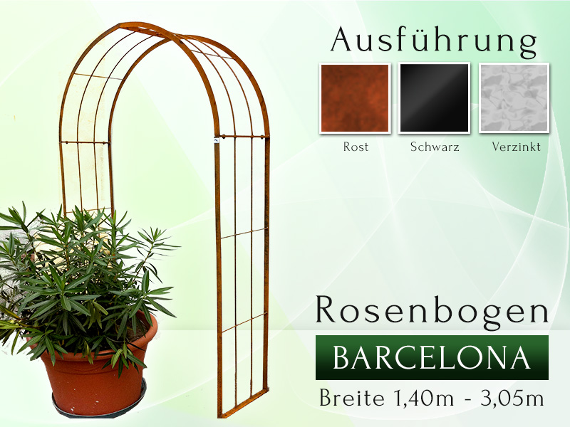 Metall Rosenbogen Pergola Gartenbogen Torbogen Rankgitter - Sonstiges für den Garten - Stadhagen