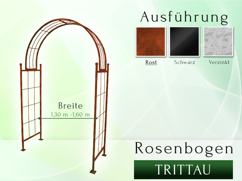 Metall Rosenbogen Pergola Gartenbogen Trittau - Sonstiges für den Garten - Stadhagen