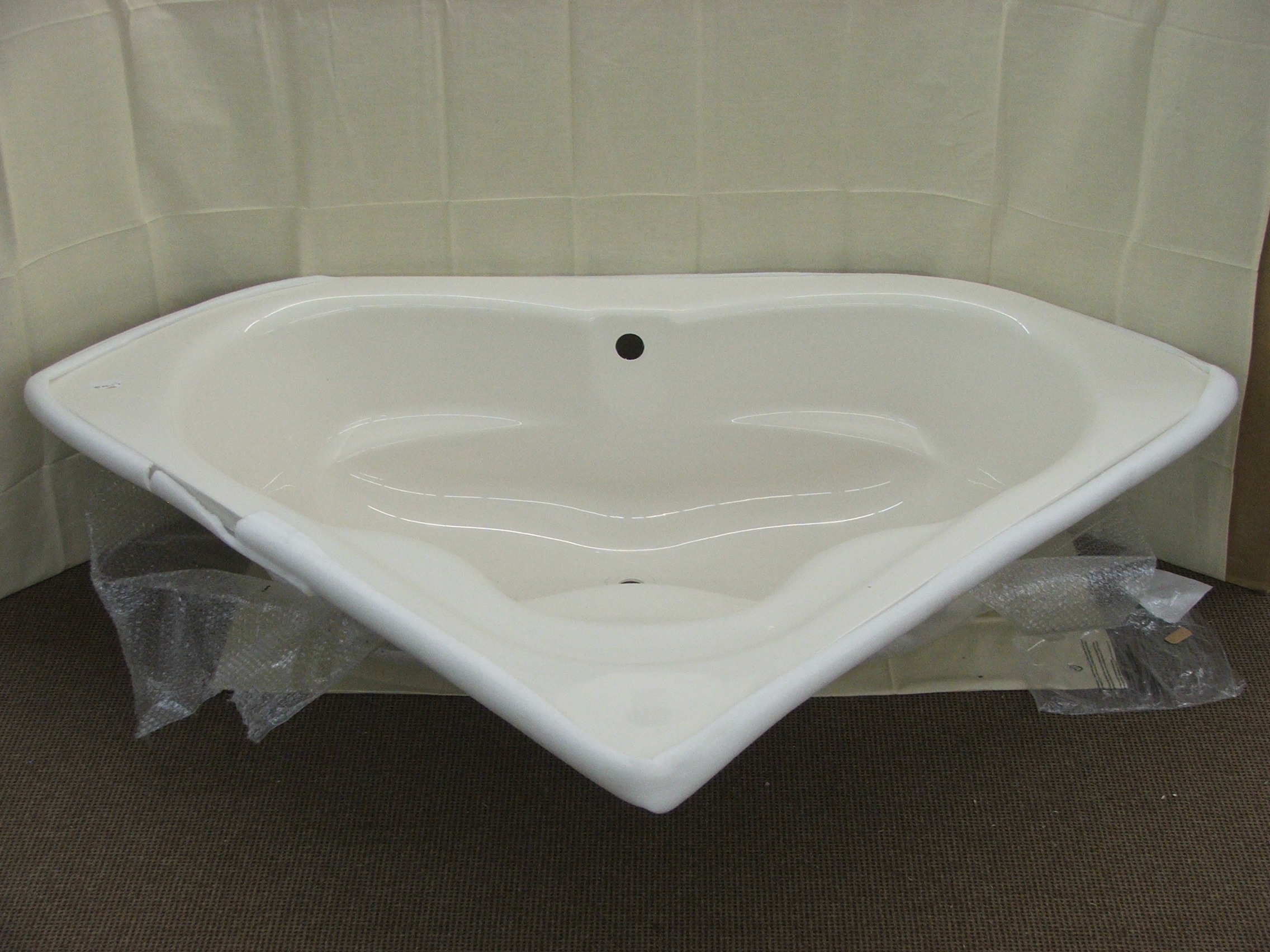 Acryl Eckbadewanne braun 140x140 NEU  - Sonstiges Material für den Hausbau - Burgau
