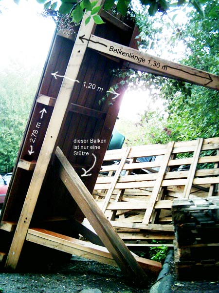 Vordach, Dach, Regenvordach, Türdach, - Holz - Ludwigshafen