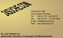 An- und Verkauf von Gebrauchtgerüst – bundesweit! - Geraete Maschinen - Potsdam