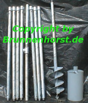 Brunnenbohrer mit Bohrglocke - Geraete Maschinen - Kirchardt