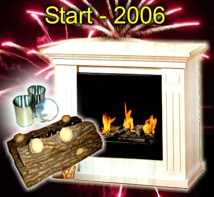 Deko-Kamin HELSINKI +Holzimitat+3 Brenndosen Neu!! - Elektro Heizung Wasserinstallation - Rheinbrohl