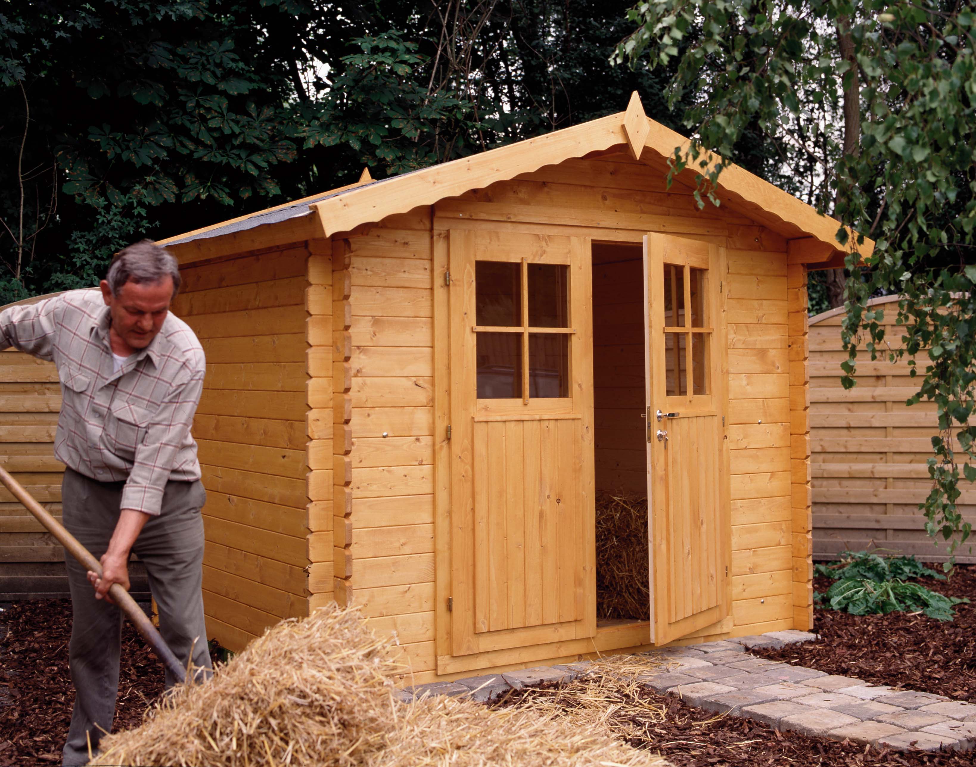 GÜNSTIGER MUSTERHAUS - ABKAUF,BLOCKBOHLENHÄUSER IN 28mm/34mm/44mm,...... - Sonstiges Material für den Hausbau - Dahlwitz-Hoppegarten
