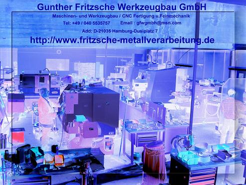 GFW GmbH ( Maschinen-und Werkzeugbau ,CNC-Fertigung/Feinmechanik , Ing. - Büro  - Werkzeuge - Bergedorf