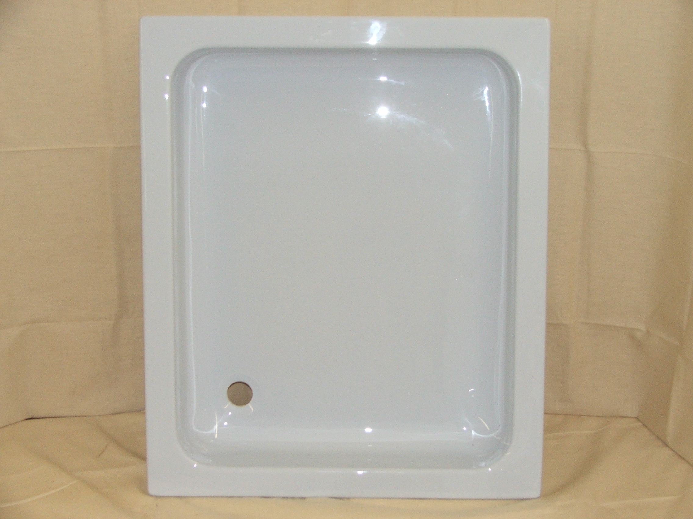 Acryl Duschwanne viereckig 90x75x15,5 grau NEU  - Sonstiges Material für den Hausbau - Burgau