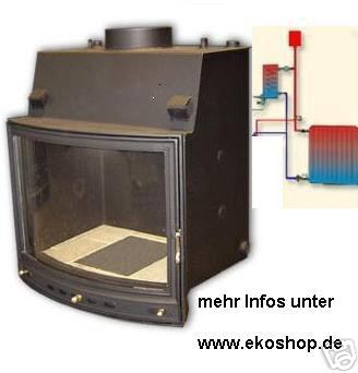 Wasserführend Kamin 999,- EU - Elektro Heizung Wasserinstallation - Luckow