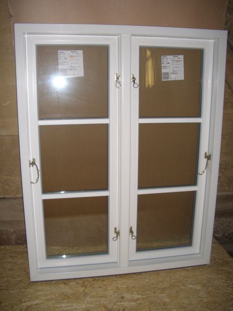 8 Stck. Friesenfenster Neu 106x134cm 2Flg. aussen öffnend - Fenster Rollaeden Tueren Zargen - Niebüll