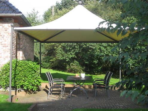 Pavillon Gartenzelt Personalisiert Pvc Dach Neu 4x4 - Gartengeraet Gartenmoebel - Stuttgart