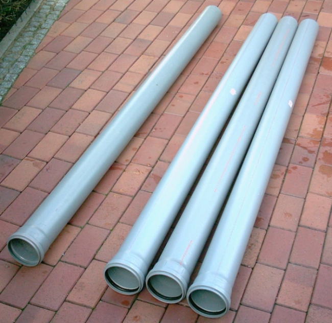 Abflussrohr, 100mm x 2000mm - Elektro Heizung Wasserinstallation - Siegen