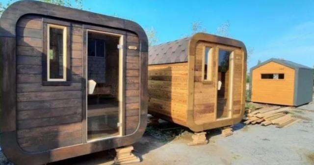 3 Meter Quadro Sauna mit Holzofen - Sonstiges für den Garten - Bad Sassendorf